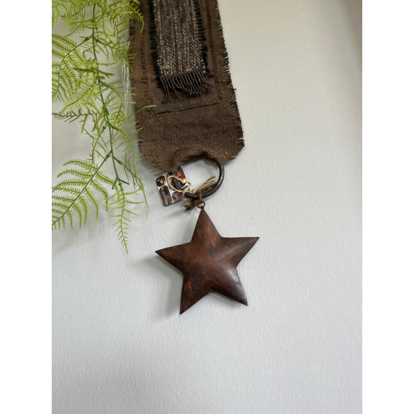 Deur-wand hanger met ster